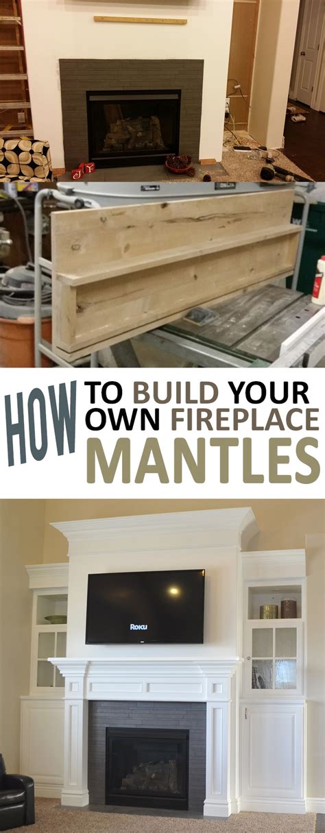 How to Build Your Own Fireplace Mantel