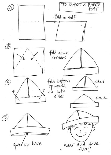 How to Build Your Own Newspaper Hat : 3 Steps (with Pictures ...