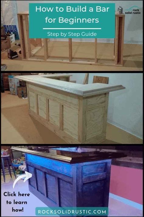 How to Build a Bar for Beginners Rock Solid Rustic