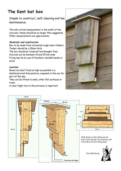 How to Build a Bat House: Plans, Photos, and Instructions