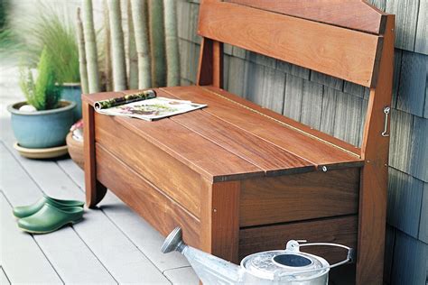 How to Build a Bench With Storage