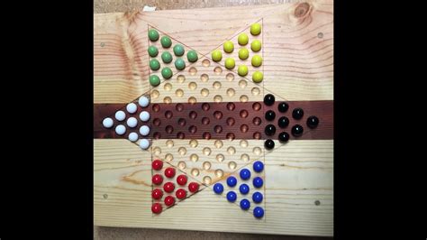 How to Build a Chinese Checker Board YouTube