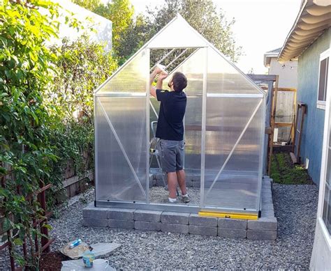 How to Build a Concrete Block Greenhouse Foundation Homestead and Chill