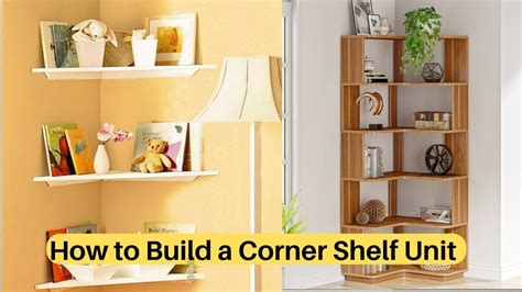 How to Build a Corner Shelf YouTube