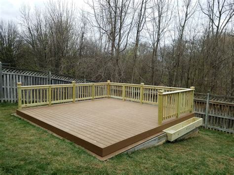 How to Build a DIY Floating Deck in a Sloped Backyard Sloped backyard