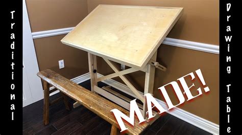 How to Build a Drafting Table YouTube