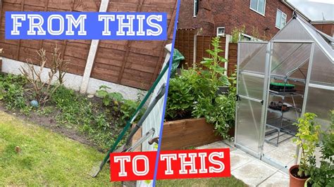 How to Build a Greenhouse Base From Paving Slabs My Process Step By