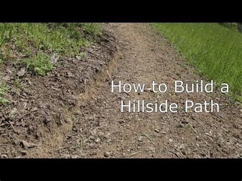 How to Build a Hillside Path YouTube