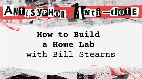 How to Build a Home Lab Bill Stearns YouTube