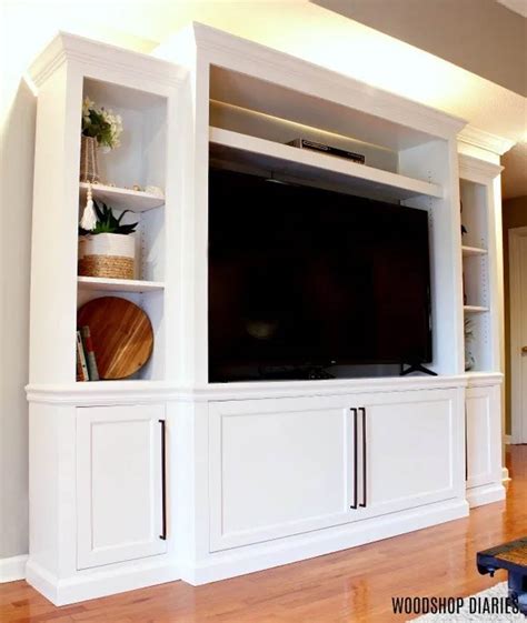 How to Build a Large DIY Entertainment Center YouTube