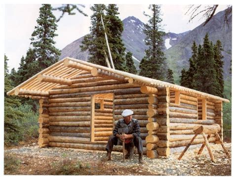 How to Build a Log Cabin (…from Scratch and by Hand) Adorable Living