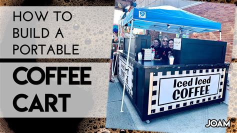 How to Build a Portable Coffee Cart Version 1 YouTube