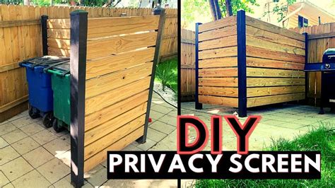 How to Build a Privacy Screen