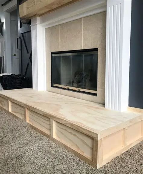 How to Build a Raised Fireplace Hearth Design to Build Build a