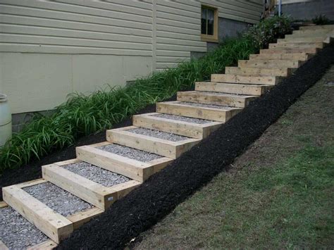 How to Build a Set of Landscaping Stairs