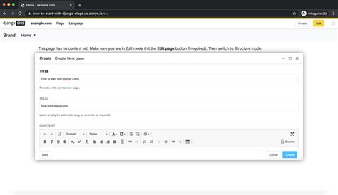 How to Build a Website and Blog with django CMS, Without Knowing Python/Django Blog django CMS