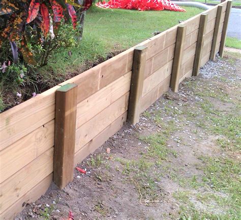 How to Build a Wood Retaining Wall