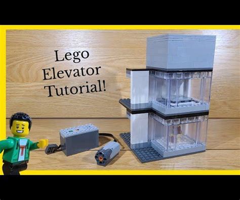 How to Build a Working Lego Glass Elevator with Sliding Doors! YouTube