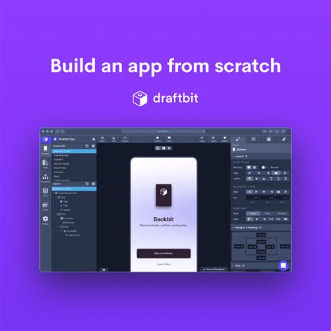 How to Build an App UI from Scratch Using Draftbit
