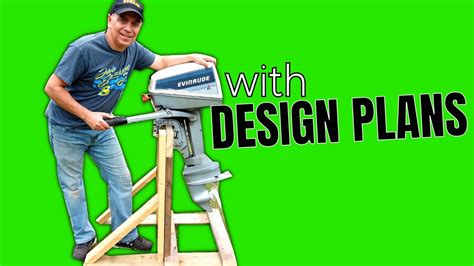 How to Build an Outboard Motor Stand Design Plan and Measurements