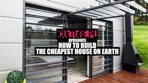 How to Build the Cheapest House on Earth Video Explainer YouTube