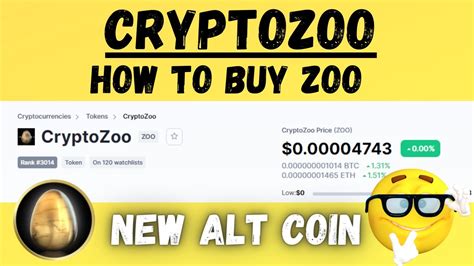 How to Buy CryptoZoo (new) (ZOO) Coinbase