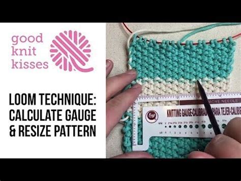 How to Calculate Gauge and Resize a Pattern (CC) YouTube