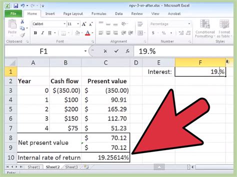 How to Calculate IRR in Excel