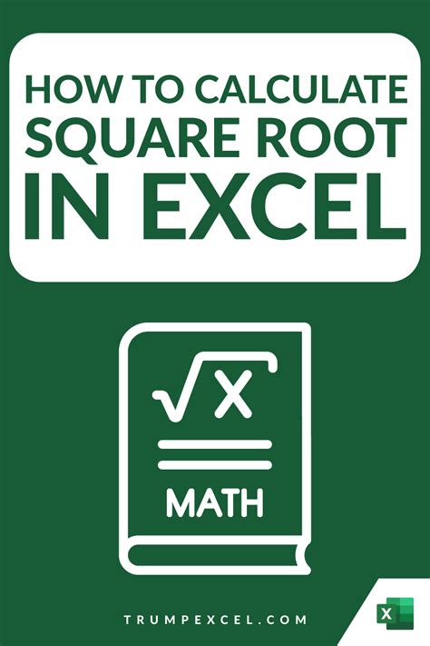 How to Calculate Square Root in Excel (Using Easy Formulas)