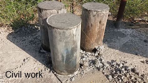 How to Calculate Volume of Concrete Cylinder YouTube