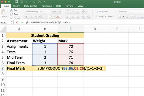 How to Calculate Weighted Averages in Excel With SUMPRODUCT …