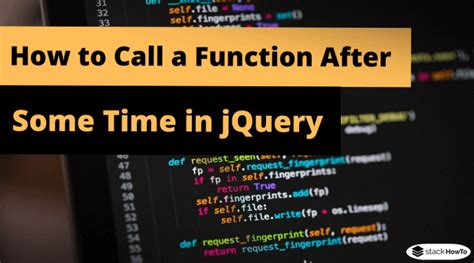 How to Call a Function After Some Time in jQuery - Tutorial Republic