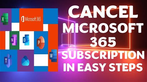 How to Cancel Microsoft 365