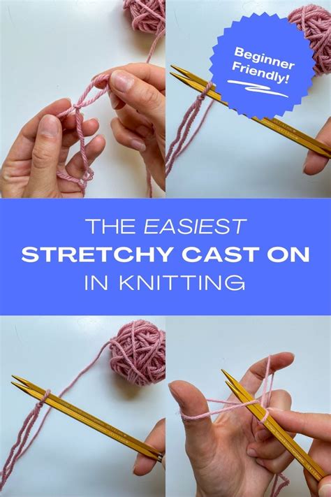 How to Cast On with two needles Long Tail Method, Knitting for beginners