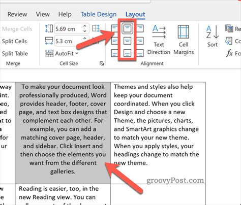 How to Center Text in Word - groovypost.com