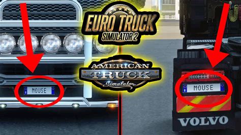 How to Change/Get a Custom License Plate on ETS2 & ATS (Euro …