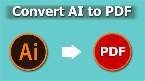 How to Change AI to PDF