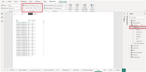 How to Change Date Format in Power BI Zebra BI
