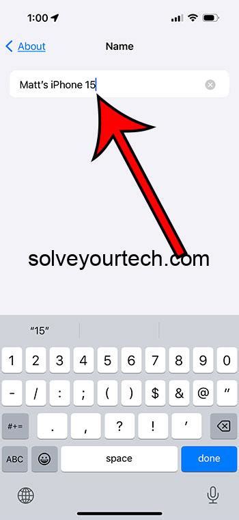 How to Change Device Name on iPhone 15 Solve Your Tech