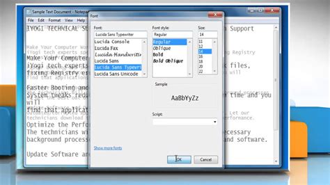 How to Change Font Size In Notepad++ [Tutorial] YouTube