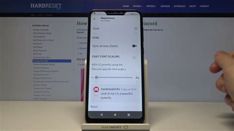 How to Change Font Size on Discord app installed on Android Device