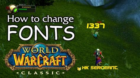 How to Change Fonts in WoW Classic YouTube