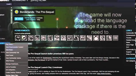 How to Change Game Language in Steam for Games like Borderlands 3