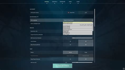 How to Change Language in Valorant