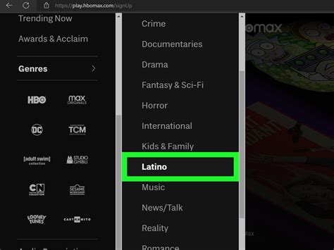 How to Change Language on HBO Max