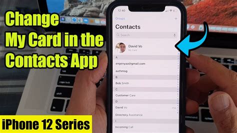 How to Change My Card on iPhone Contacts