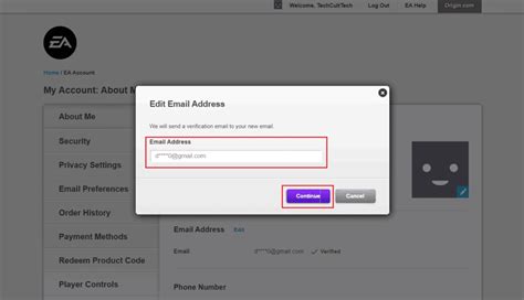 How to Change My EA Email TechCult