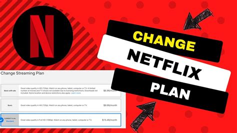 How to Change Netflix Plan - YouTube