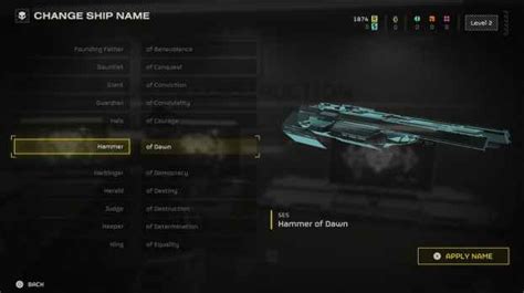 How to Change Ship Name in Helldivers 2 Twinfinite