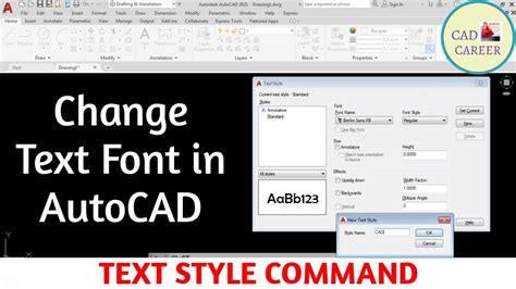 How to Change Text Styles in Autocad Globally